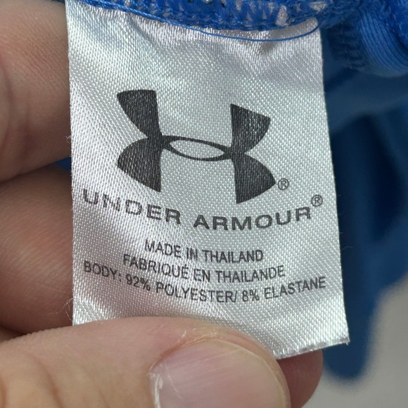 Under Armour Blue ColdGear Crewneck Pullover USA Shield Golf Large - Picture 8 of 12